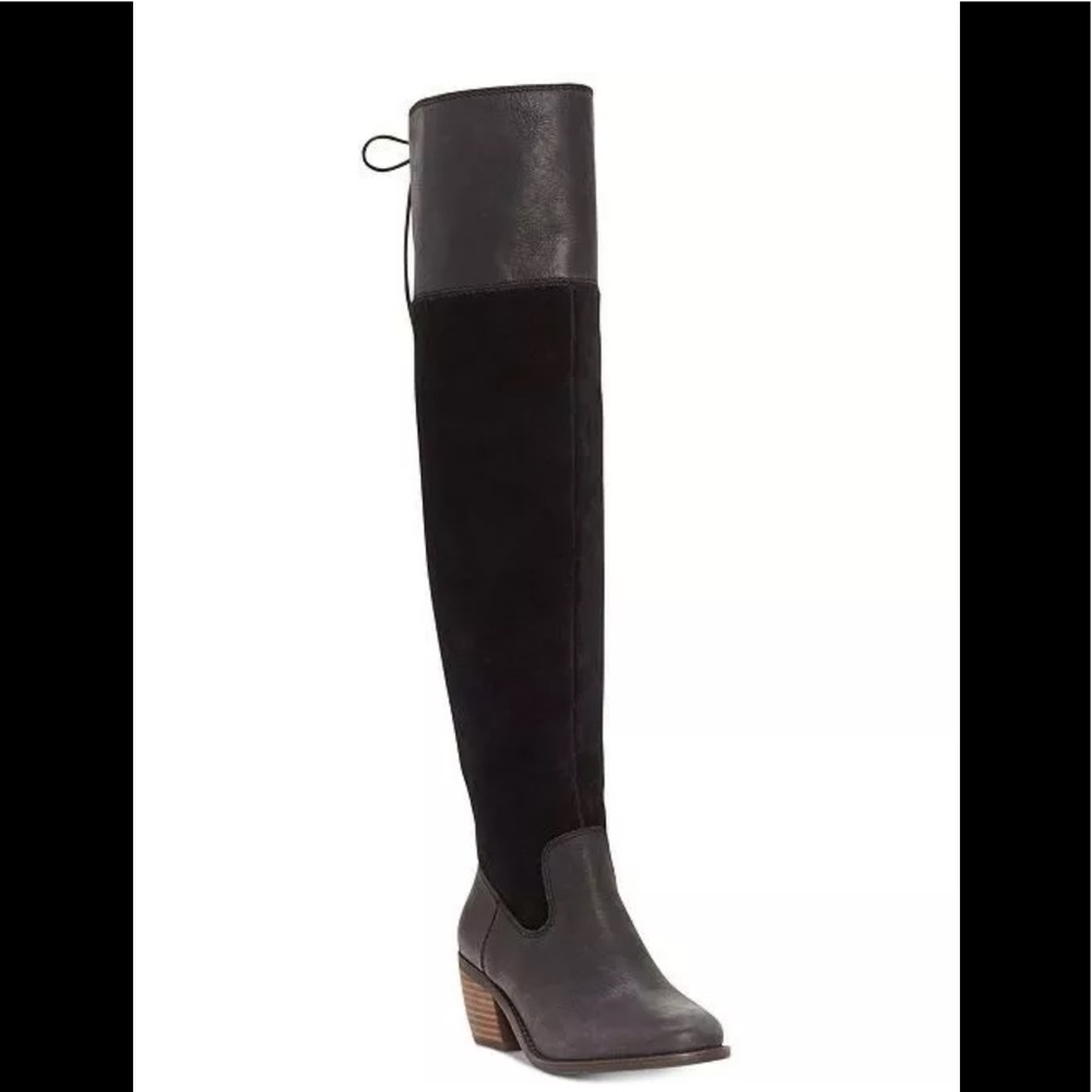 Lucky Brand Komah Over The Knee Boots 7 Wide Calf